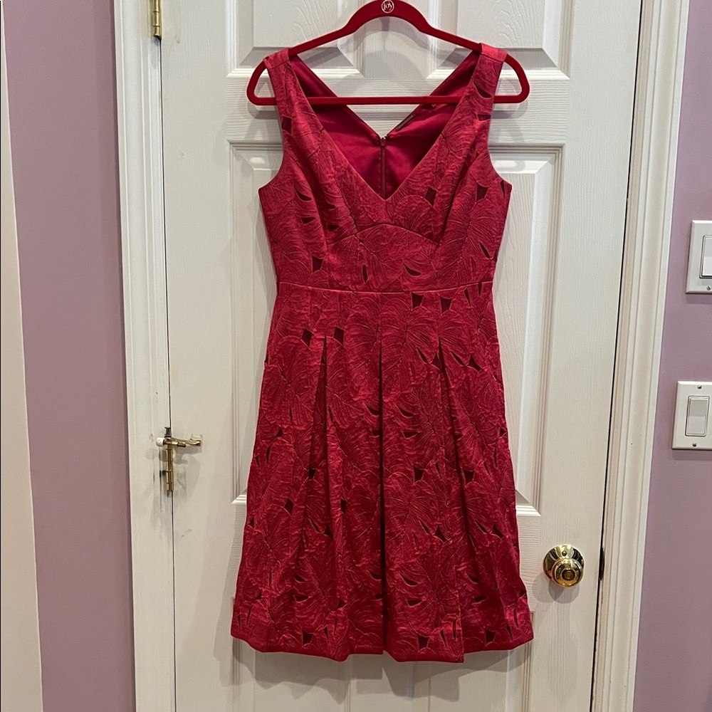 Elie Tahari Pink Textured Dress
